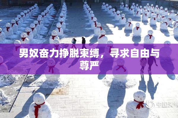 男奴奋力挣脱束缚，寻求自由与尊严