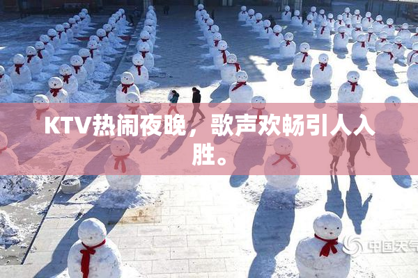 KTV热闹夜晚，歌声欢畅引人入胜。
