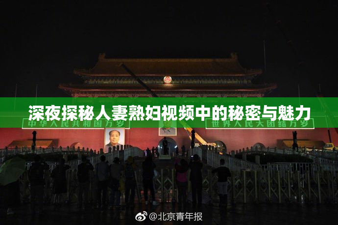 深夜探秘人妻熟妇视频中的秘密与魅力
