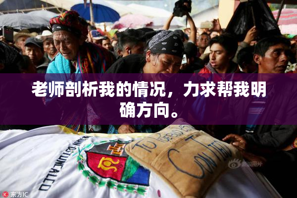 老师剖析我的情况，力求帮我明确方向。