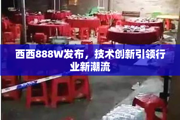 西西888W发布，技术创新引领行业新潮流