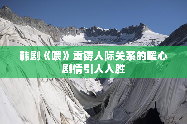 韩剧《喂》重铸人际关系的暖心剧情引人入胜