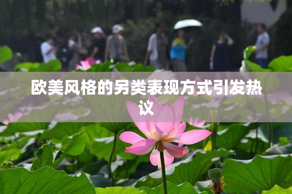 欧美风格的另类表现方式引发热议