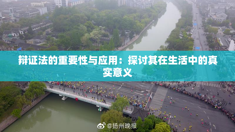 辩证法的重要性与应用：探讨其在生活中的真实意义