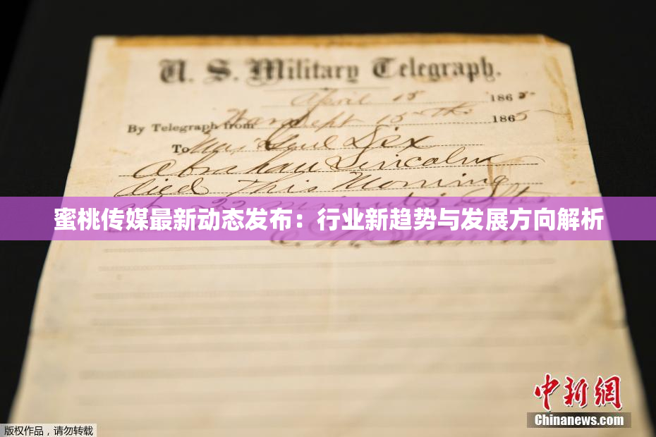 蜜桃传媒最新动态发布：行业新趋势与发展方向解析