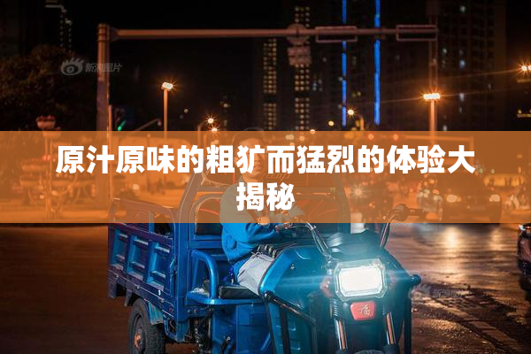 原汁原味的粗犷而猛烈的体验大揭秘