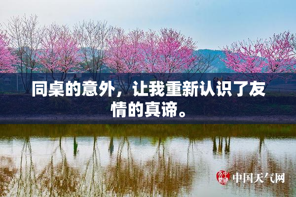 同桌的意外，让我重新认识了友情的真谛。