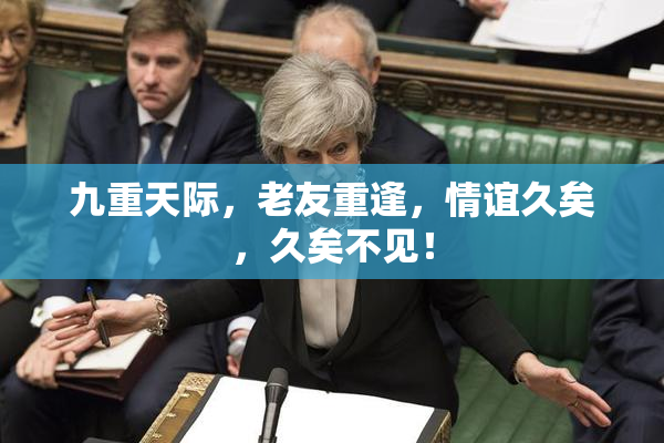 九重天际，老友重逢，情谊久矣，久矣不见！