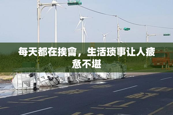 每天都在挨龠，生活琐事让人疲惫不堪
