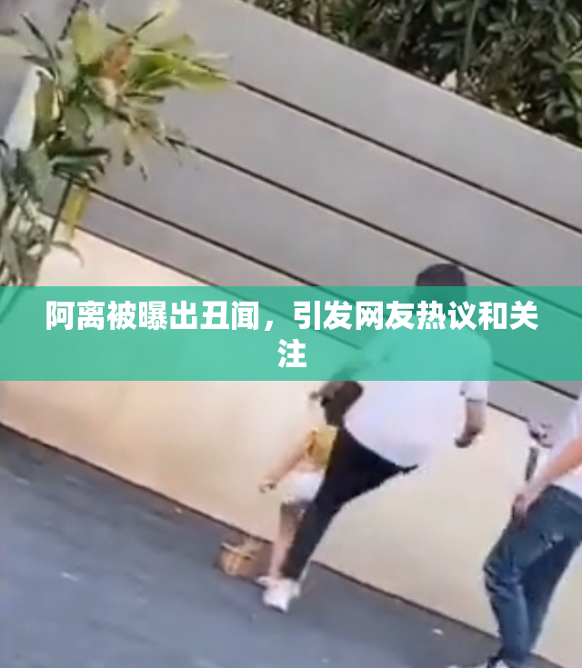 阿离被曝出丑闻，引发网友热议和关注