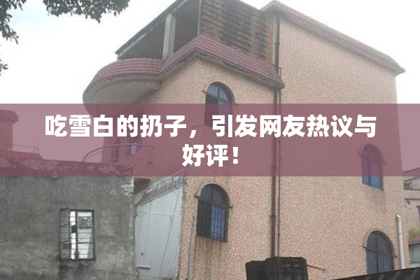 吃雪白的扔子，引发网友热议与好评！