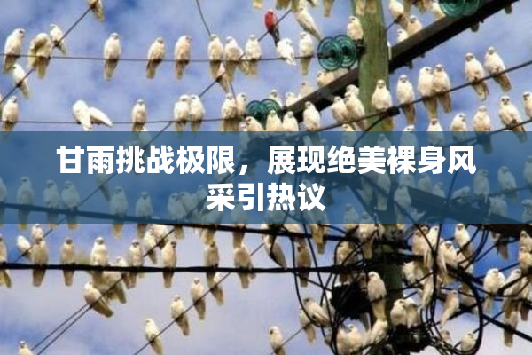 甘雨挑战极限，展现绝美裸身风采引热议