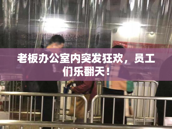 老板办公室内突发狂欢，员工们乐翻天！