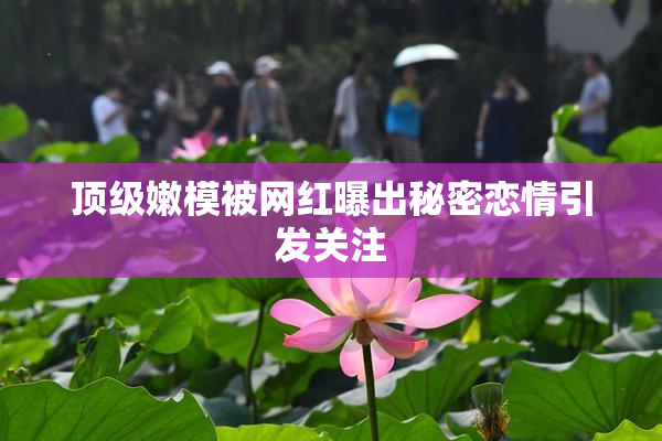 顶级嫩模被网红曝出秘密恋情引发关注