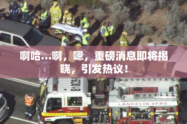 啊哈…啊，嗯，重磅消息即将揭晓，引发热议！