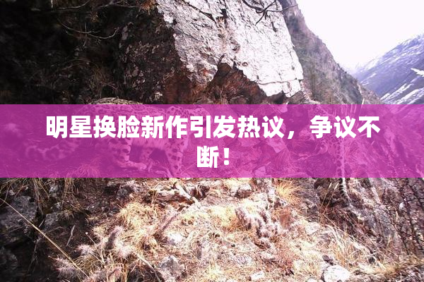 明星换脸新作引发热议，争议不断！