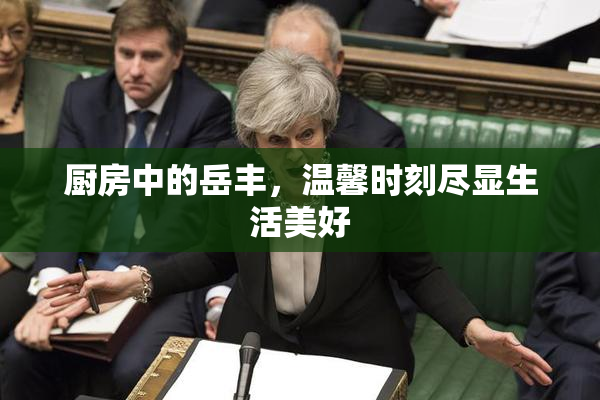厨房中的岳丰，温馨时刻尽显生活美好