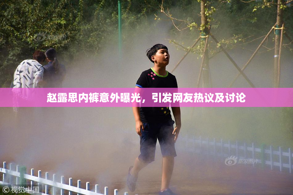 赵露思内裤意外曝光，引发网友热议及讨论