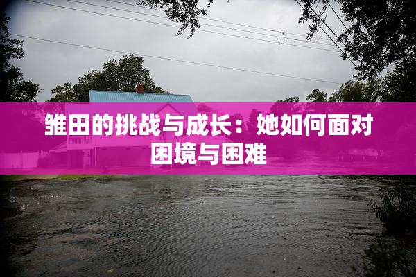 雏田的挑战与成长：她如何面对困境与困难