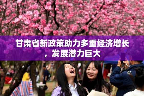 甘肃省新政策助力多重经济增长，发展潜力巨大