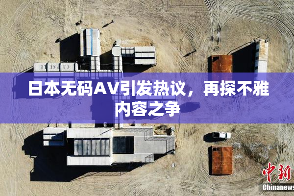 日本无码AV引发热议，再探不雅内容之争