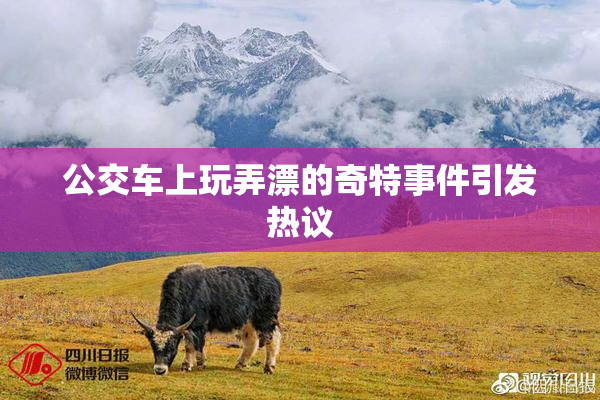 公交车上玩弄漂的奇特事件引发热议