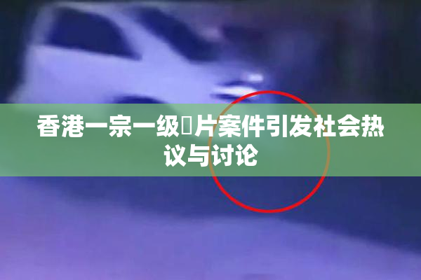 香港一宗一级婬片案件引发社会热议与讨论