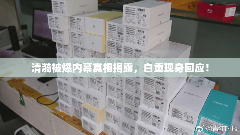 清漪被爆内幕真相揭露，白重现身回应！