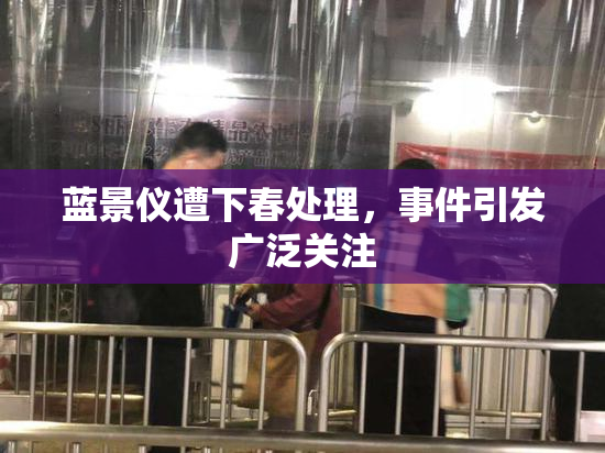 蓝景仪遭下春处理，事件引发广泛关注