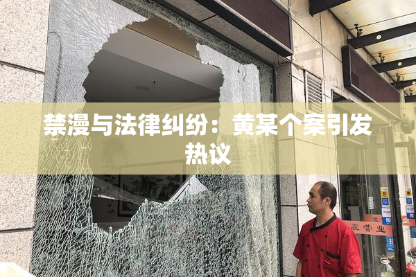 禁漫与法律纠纷：黄某个案引发热议