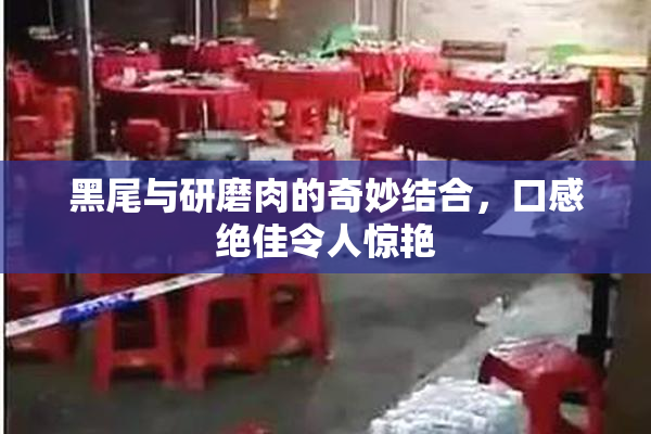 黑尾与研磨肉的奇妙结合，口感绝佳令人惊艳