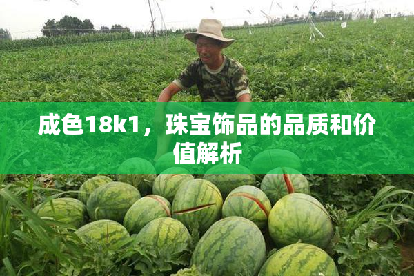 成色18k1，珠宝饰品的品质和价值解析