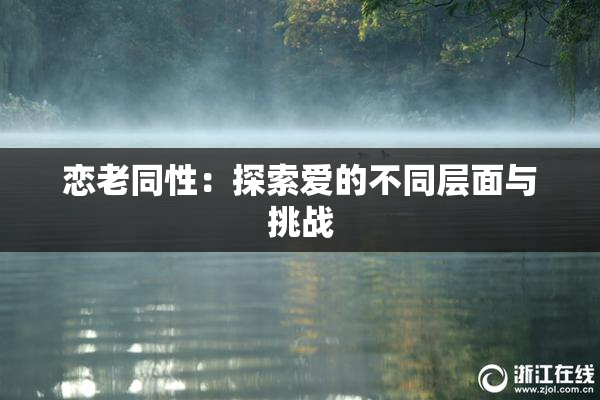恋老同性：探索爱的不同层面与挑战