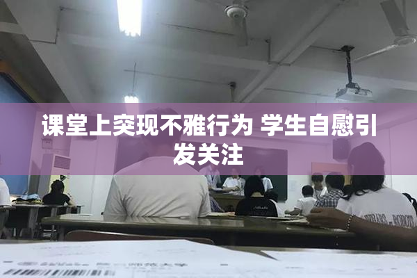 课堂上突现不雅行为 学生自慰引发关注