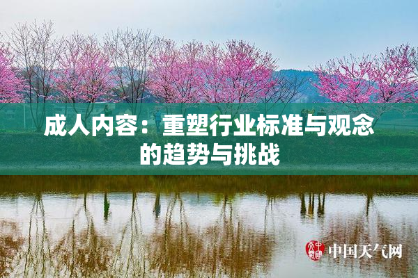 成人内容：重塑行业标准与观念的趋势与挑战
