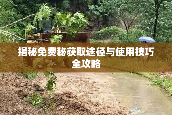 揭秘免费秘获取途径与使用技巧全攻略