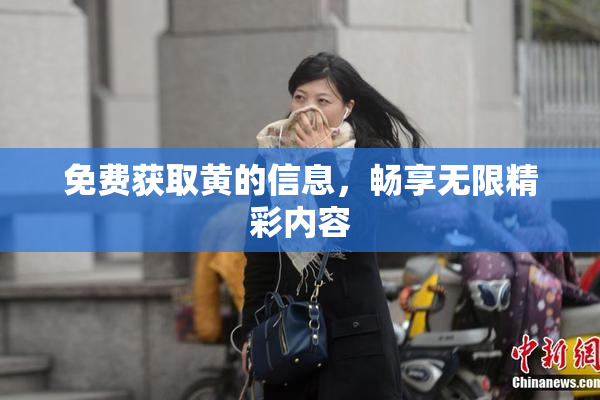 免费获取黄的信息，畅享无限精彩内容