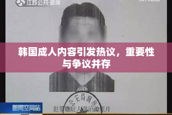 韩国成人内容引发热议，重要性与争议并存