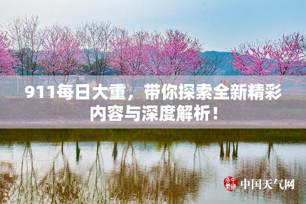 911每日大重，带你探索全新精彩内容与深度解析！
