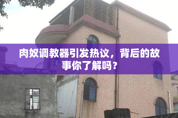 肉奴调教器引发热议，背后的故事你了解吗？