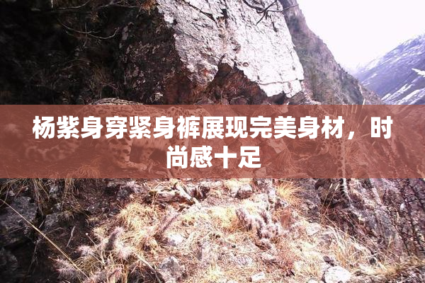 杨紫身穿紧身裤展现完美身材，时尚感十足