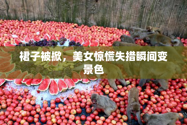 裙子被掀，美女惊慌失措瞬间变景色