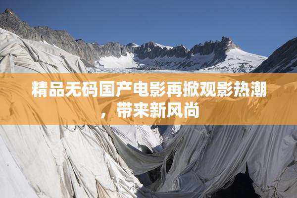 精品无码国产电影再掀观影热潮，带来新风尚