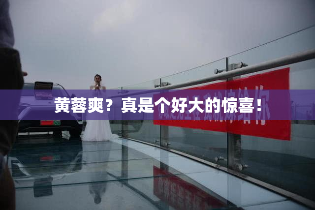 黄蓉爽？真是个好大的惊喜！