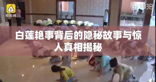 白莲艳事背后的隐秘故事与惊人真相揭秘
