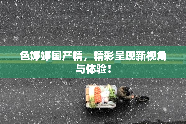 色婷婷国产精，精彩呈现新视角与体验！