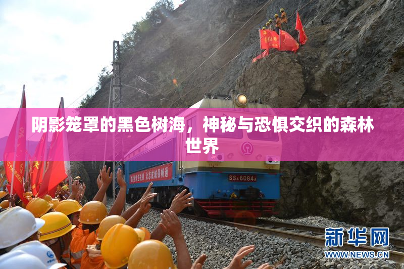 阴影笼罩的黑色树海，神秘与恐惧交织的森林世界