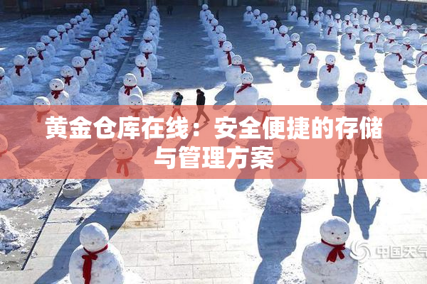 黄金仓库在线：安全便捷的存储与管理方案