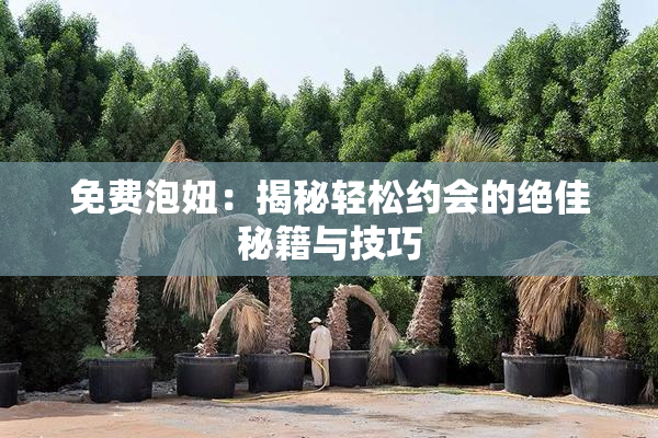 免费泡妞：揭秘轻松约会的绝佳秘籍与技巧
