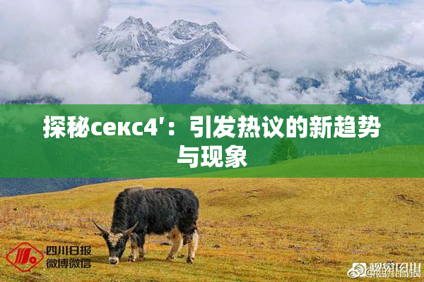 探秘секс4′：引发热议的新趋势与现象